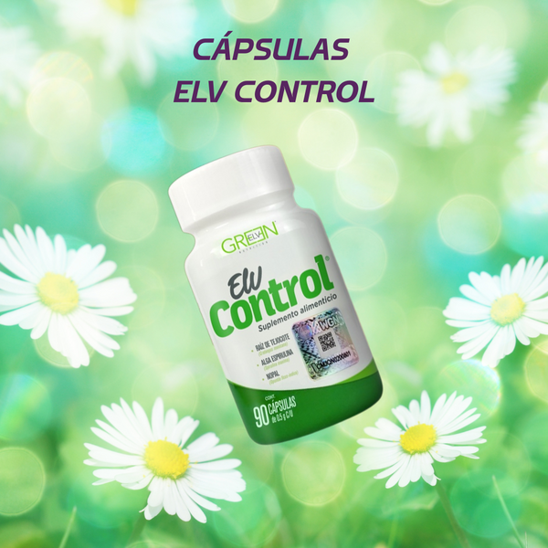 Frasco de Cápsulas de Raíz de Tejocote Elv Control